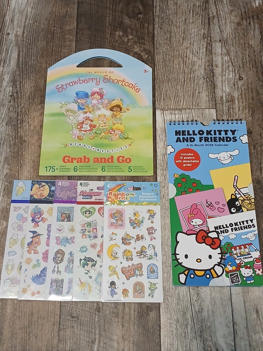 Strawberry Shortcake Grab and Go Sticker Activity Pack • HELLO KITTY